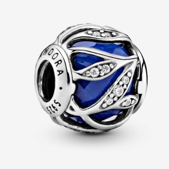 Pandora Nature's Radiance Charm Royal Blue Crystal CZ - Picture 3 of 9